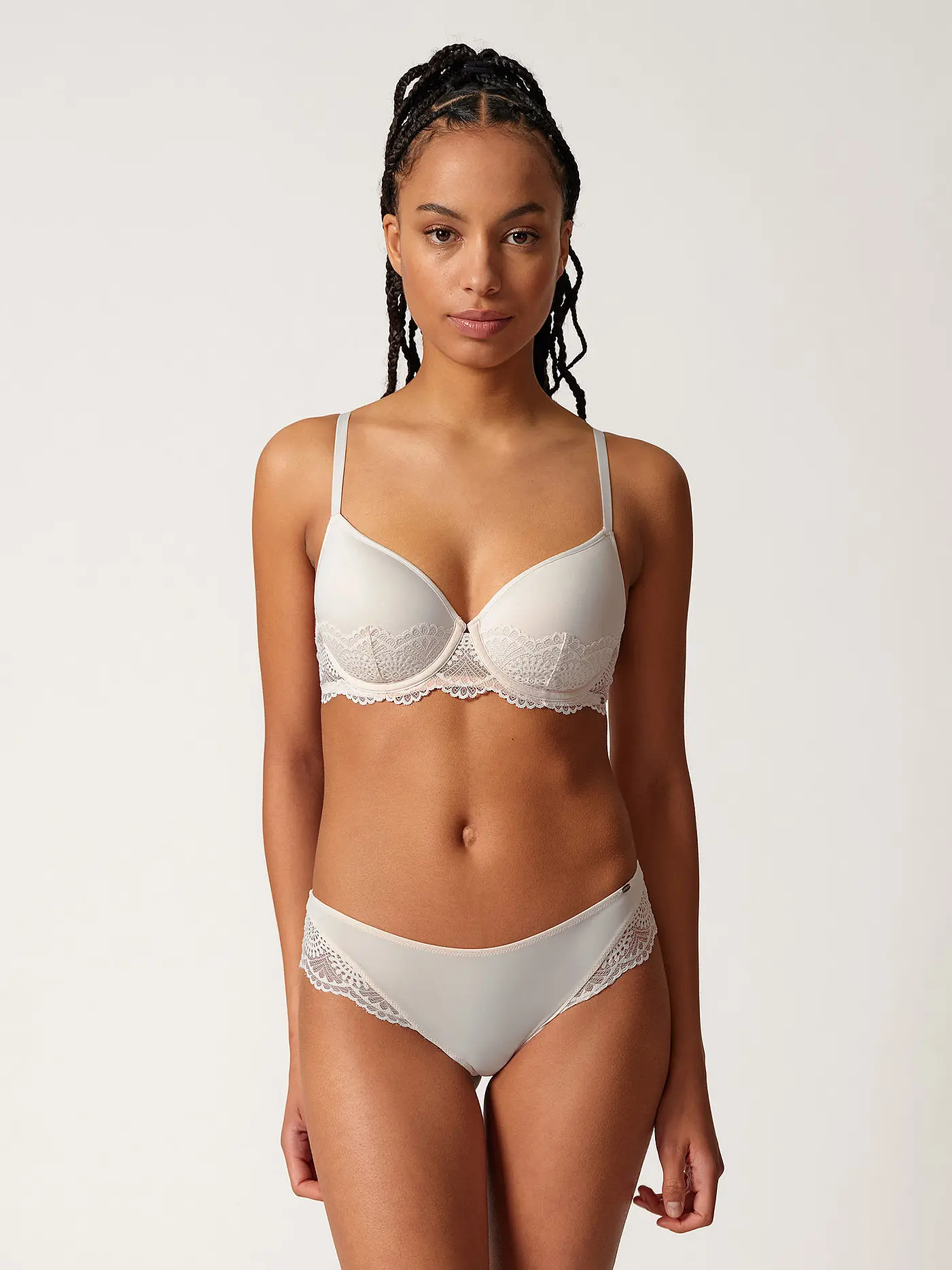 SKINY | BH gefüttert black | rosa